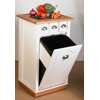 Made In USA TV Butcher Block Bin