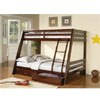 Twin/Full Wooden Bunk Bed