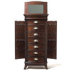 Hillary Dark Walnut 7-drawer Jewelry Armoire 1004-764(OFS)