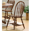 Dark Distress Oak Windsor Chair 100832 (CO)