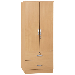 Closet/Wardrobe 2-Door and 2-Drawer W108_(WP)