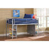 Junior Twin Loft Bed and Desk with Stool 1178-310(WFS)