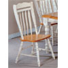 Antique White/Light Oak Chair 1217-042 (WD)