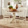 Mackenzie Country Antique White Side Chair (Set of 2)