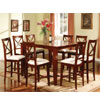 7-Pc Cherry Finish Counter Height Dining Set 1249-T/ST