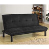 Kadih Black Microfiber Sofa Sleeper 15282 (A)