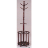 Cherry Finish Coat Rack With Umbrella Stand 5104(PJFS20)