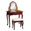 Cherry Finish Vanity w/ Stool 1766CH (ITM)