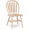 Unfinished Plain Leg Windsor Arrow Back Chair 1C-113 (IC)