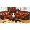 Cognac Leather Living Room Set 2066 (WD)