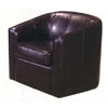 Cappuccino Swivel Bycast PVC  Chair 2076-42 (WD)