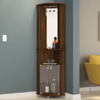Corner Bar Cabinet with Mirrored Wall 210119(WFS)
