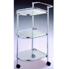 Serving Cart With Glass Shelves 2132 (PJ)