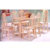 7-Piece White Washed Finish Dinette Set 1905 (P)