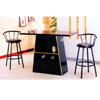 Wooden Bar Table In Black 2232BK (PJ)