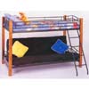 Twin/Futon Wood and Metal Bunk Bed 2249 (CO)