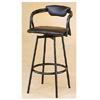 Satin Black Metal Bar Chair 23_ (CO)