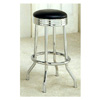 Padded Soda Fountain Stool With Black Cushion 2407 (CO)