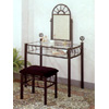 Black Wrought Iron Sunburst Design Vanity Set 2438 (CO)