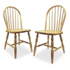 Windsor Dining Chair in Natural Finish (Set of 2) (WWFS)