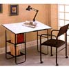 3-Pc Set Drafting Table With Lamp And Chair 2456 (CO)