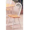 Natural/White Arrow Back Windsor Chair 2482NW (A)