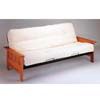 Mission Style Wood And Metal Futon Sofa/Bed 2511_(IEM)