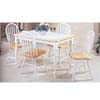 5-Piece Natural/White Finish Dinette Set 2596NW (Aiu)