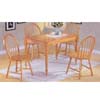 5-Piece Oak/Terracota Dinette Set 2596-OT (Ai)