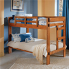 Solid Wood Twin/Twin Bunk Bed 2600(WC)
