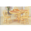 5-Piece Oak Terracotta Dinette Set 2622/2482N (P)