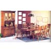 7-Piece Oak Finish Dinette Set 2642 (A)