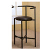 Modern Style Black Bar Chair W/ Padded Vinyl Seat 2715 (CO)