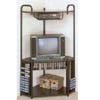 Black Metal Corner Entertainment Stand 2769 (CO)