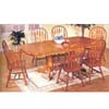 7-Piece Oak Finish Dinette Set 2772 (A)