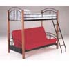 Wood/Metal Bunk Bed  2776  (A)