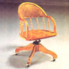 Oak Finish Swivel Chair  2997 (A)