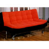 Red and Black Futon Sofa/Bed CM2574(IEM)