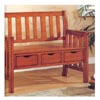 Brown Cherry Storage Bench 300075 (CO)