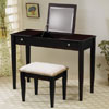 Vanity Table Set in Rich Cappuccino 300080(CO)