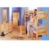 Bunk Bed Set in Natural High Gloss 300-170 (PR)