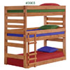 Solid Wood Twin Stackable Triple Bunk Bed 4003(PC)