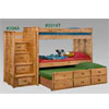 Twin/Twin Bunk Bed With Staircase And Drawers 3014T/304A(PC)