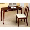 2-Pc Cherry Finish Secretary Desk & Matching Chair 3270 (CO)