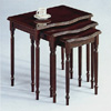 Cherry Finish Empire Style NestingTables 3385(CO)