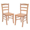 Solid Wood Set Of 2 Hannah Dining Chairs 34232(WWFS)