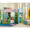 Sunday Funnies Twin Loft Bunk Bed 343-037 (PW)