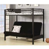 Kareella Brown Twin/Full Convertible Futon Bunk Bed 37245(A)