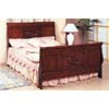Carved Cherry Finish Queen Size Sleigh Bed 3811Q (CO)