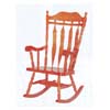 Oak Finish Rocker 3814 (WD)